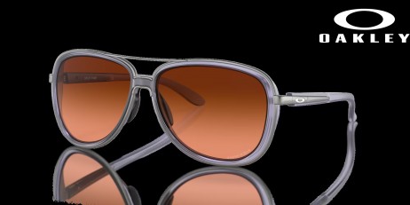 Oakley Split Time Prizm Grey Gradient Lenses Velvet Black Frame Sunglasses