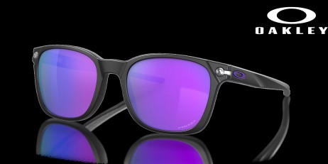 Oakley Ojector Prizm Violet Lenses Matte Black Frame Sunglasses