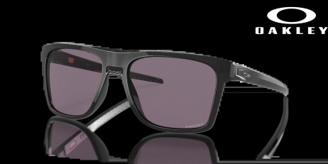 Oakley Leffingwell Prizm Grey Lenses Black Ink Frame Sunglasses