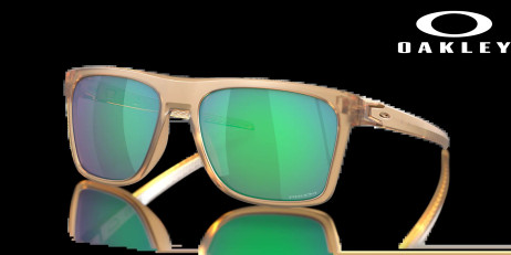 Oakley Leffingwell Prizm Jade Lenses Matte Sepia Frame Sunglasses
