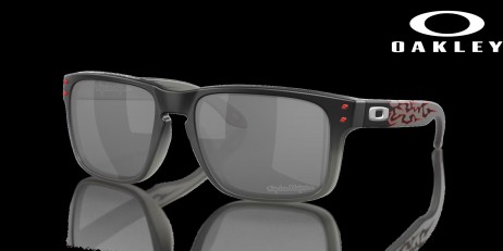 Oakley Holbrook Troy Lee Designs Series Prizm Black Lenses Troy Lee Designs Black Fade Frame Sunglasses