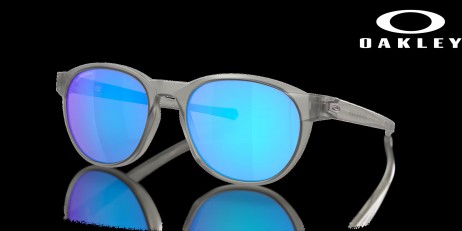 Oakley Reedmace Prizm Sapphire Lenses Matte Grey Ink Frame Sunglasses