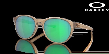 Oakley Reedmace Prizm Jade Polarized Lenses Matte Sepia Frame Sunglasses