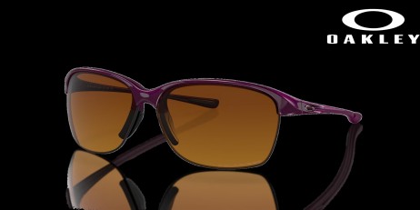 Oakley Unstoppable Brown Gradient Polarized Lenses Raspberry Spritzer Frame Sunglasses