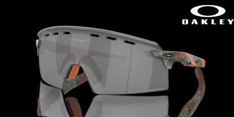 Oakley Encoder Strike Coalesce Collection Prizm Black Lenses Matte Copper Patina Frame Sunglasses