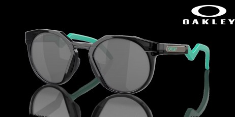 Oakley HSTN Cycle The Galaxy Collection Prizm Black Polarized Lenses Black Ink Frame Sunglasses