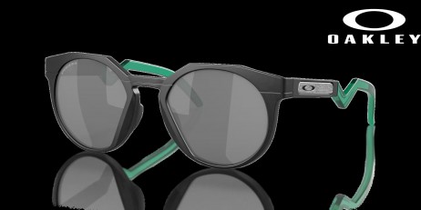 Oakley HSTN Introspect Collection Prizm Black Lenses Matte Black Ink Frame Sunglasses