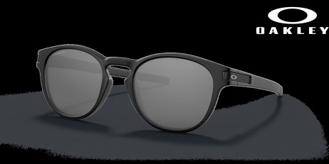 Oakley Latch (Low Bridge Fit) Prizm Black Lenses Matte Black Frame Sunglasses