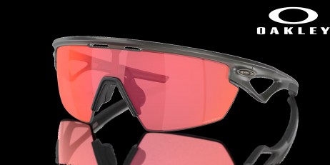 Oakley Sphaera Prizm Trail Torch Lenses Matte Grey Smoke Frame Sunglasses