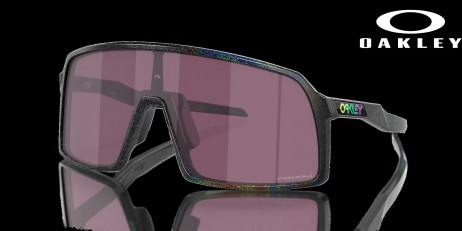 Oakley Sutro Cycle The Galaxy Collection Prizm Road Black Lenses Dark Galaxy Frame Sunglasses