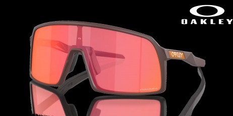 Oakley Sutro Chrysalis Collection Prizm Trail Torch Lenses Matte Grenache Frame Sunglasses