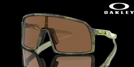 Oakley Sutro S Chrysalis Collection Prizm Bronze Lenses Fern Swirl Frame Sunglasses