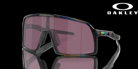 Oakley Sutro S Cycle The Galaxy Collection Prizm Road Black Lenses Dark Galaxy Frame Sunglasses