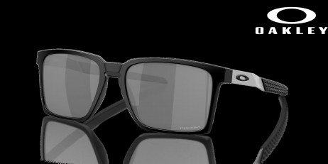 Oakley Exchange Sun Prizm Black Lenses Satin Black Frame Sunglasses