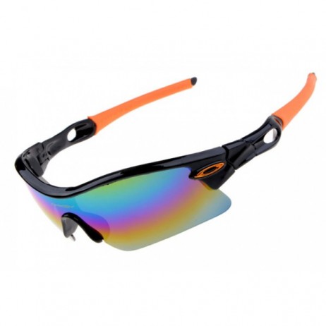 Oakley Radar Pitch sunglasses polished black / jade iridium