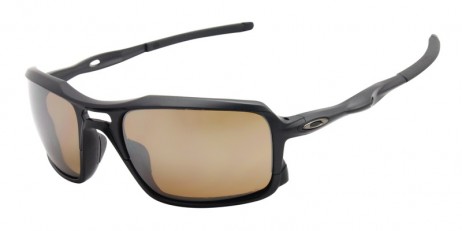Oakley Men's Triggerman Black Frame Gray Lens Rectangular 59mm Polarized Sunglasses