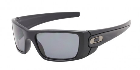 Oakley Men's Fuel Cell Black Frame Gray Lens Rectangular 60mm Polarized Sunglasses