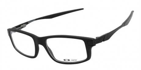 Oakley Unisex Trailmix Black Frame Transparent Lens Rectangular 54mm Glasses