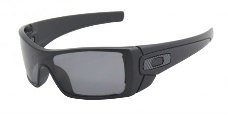 Oakley Men's Batwolf Black Frame Gray Lens Shield Sunglasses