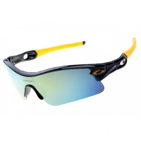 Oakley radar pitch sunglass polished black / ice iridium