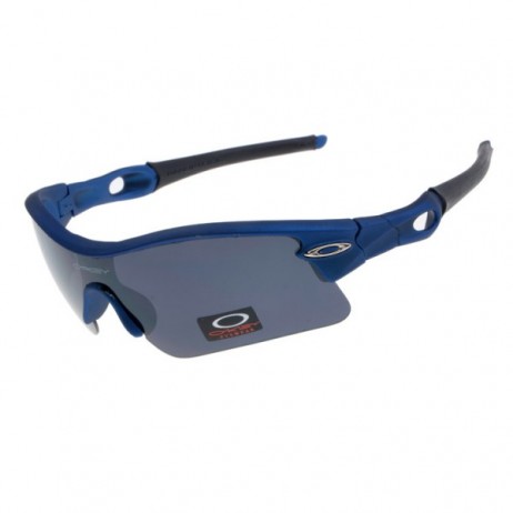 Oakley radar pitch sunglasses matte blue / black lens