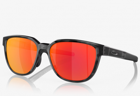 Oakley Actuator Sunglasses Black Tortoise Frame Prizm Ruby Polarized Lenses