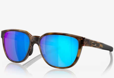 Oakley Actuator Sunglasses Brown Tortoise Frame Prizm Sapphire Polarized Lenses