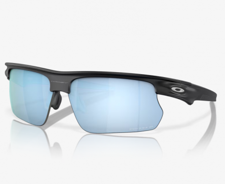 Oakley BiSphaera Sunglasses Matte Black Frame Prizm Deep Water Polarized Lenses