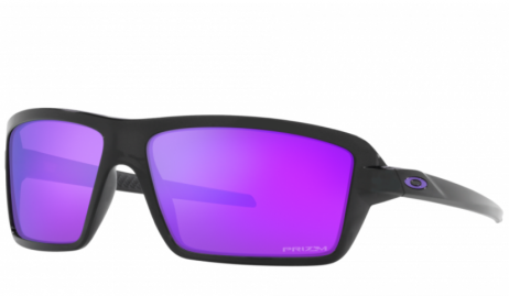 Oakley Cables Sunglasses Black Ink Frame Prizm Violet Lenses