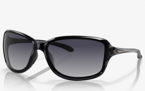 Oakley Cohort Sunglasses Polished Black Frame Grey Gradient Polarized Lenses