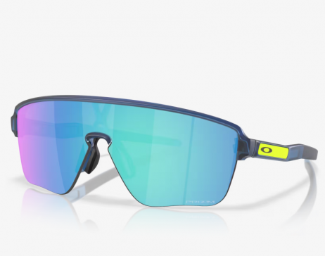 Oakley Corridor SQ Sunglasses Matte Transparent Blue Frame Prizm Sapphire Lenses