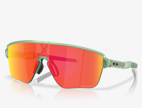 Oakley Corridor SQ Sunglasses Matte Transparent Jade Frame Prizm Ruby Lenses
