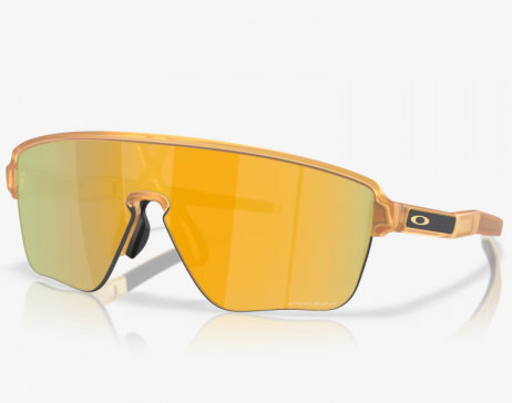 Oakley Corridor SQ Sunglasses Matte Transparent Light Curry Frame Prizm 24k Lenses