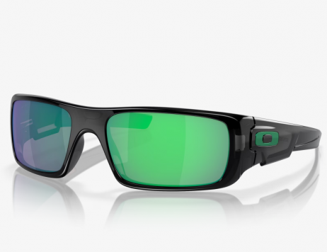 Oakley Crankshaft Sunglasses Black Ink Frame Jade Iridium Lenses