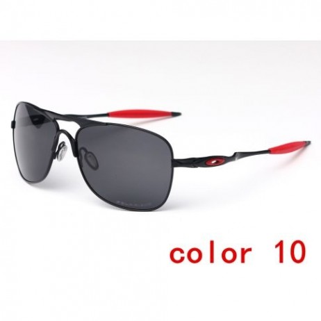 Oakley Crosshair Sunglasses Polarized Black Frame Grey Lenses