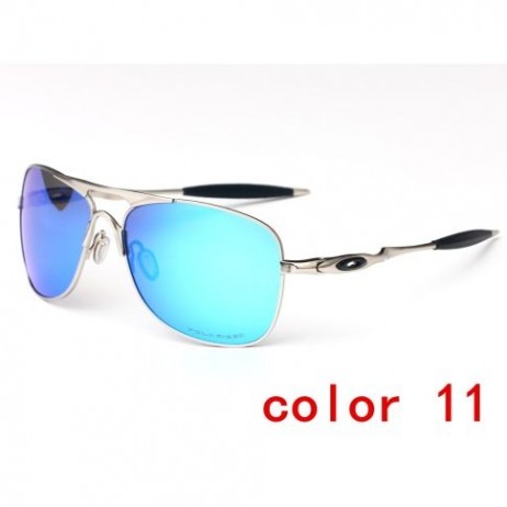 Oakley Crosshair Sunglasses Polarized Rose Gold Frame Deep Water Lenses