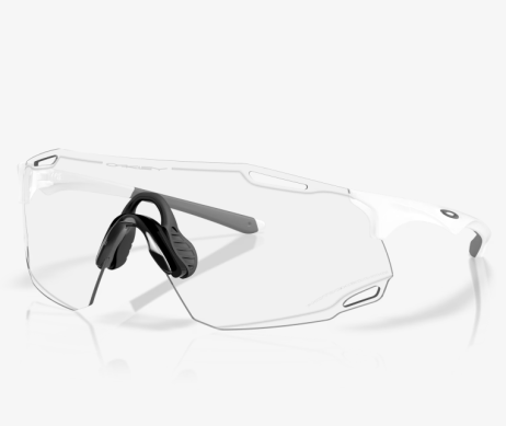 Oakley Cybr Dyno Sunglasses Matte White Frame Photochromic Lenses