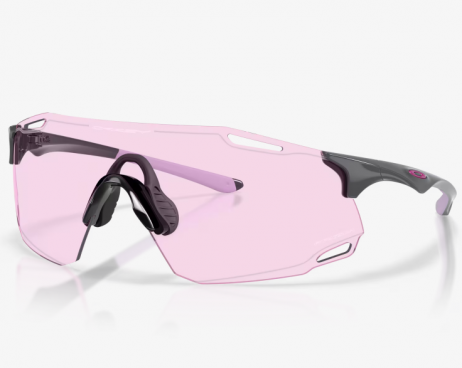 Oakley Cybr Dyno Sunglasses Polished Carbon Frame Prizm Low Light Lenses