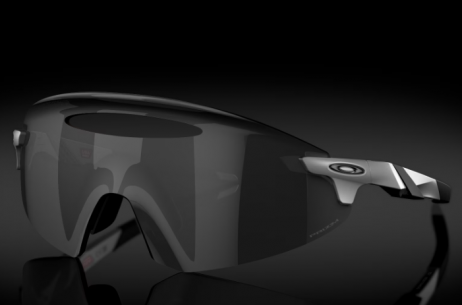 Oakley Encoder Ellipse Sunglasses X Silver Frame Prizm Black Lenses
