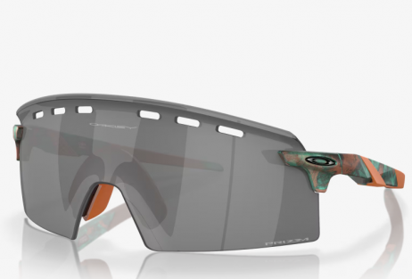 Oakley Encoder Strike Sunglasses Matte Copper Patina Frame Prizm Black Lenses