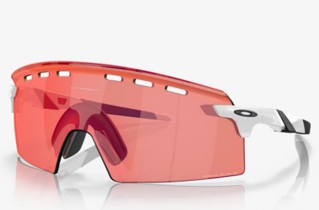 Oakley Encoder Strike Sunglasses Polished White Frame Prizm Field Lenses