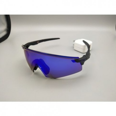 Oakley Encoder Sunglasses OO9471 Black Frame Prizm Dark Blue Lens