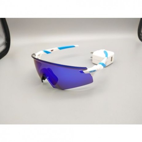 Oakley Encoder Sunglasses OO9471 White Frame Prizm Dark Blue Lens