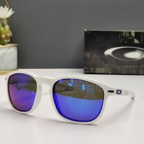 Oakley Enduro Sunglasses White Frame Polarized Deep Blue Lenses