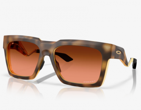 Oakley Enigma Ink Sunglasses Polished Brown Tortoise Frame Prizm Brown Gradient Lenses