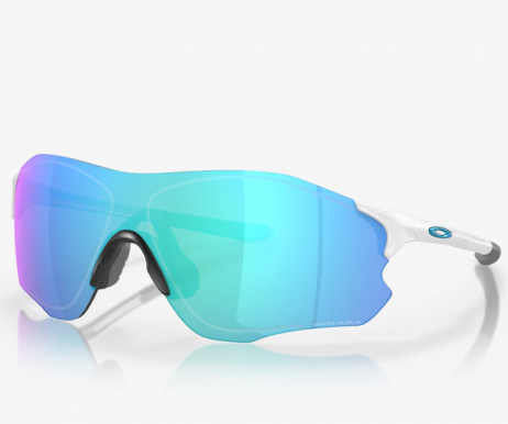 Oakley EVZero™ Path Sunglasses Polished White Frame Prizm Sapphire Lenses