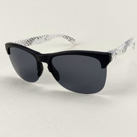 Oakley Frogskins Lite Sunglasses Black White Frame Prizm Black Lenses