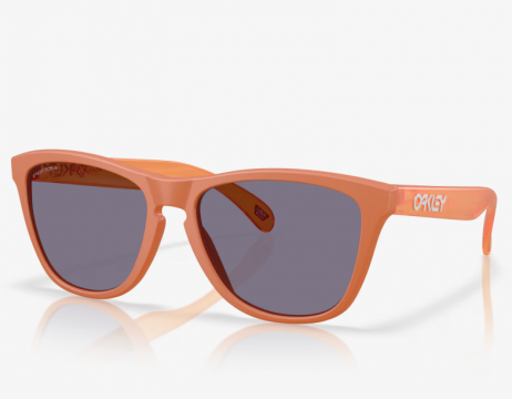 Oakley Frogskins Sunglasses Matte Ginger Frame Prizm Grey Lenses