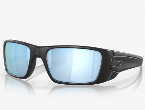Oakley Fuel Cell Sunglasses Matte Black Frame Prizm Deep Water Polarized Lenses