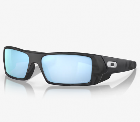 Oakley Gascan Sunglasses Matte Black Camo Frame Prizm Deep Water Polarized Lenses